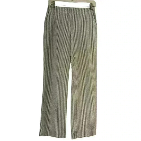 J.Crew Stretch Striped Pants‎ - Size 0, High Rise, Classic Fit - Picture 1 of 4